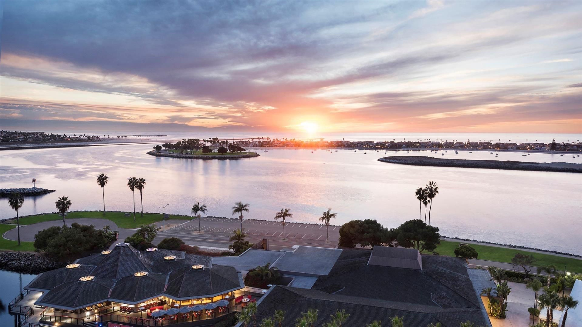 Conference space and amenities at the Hyatt Regency Mission Bay