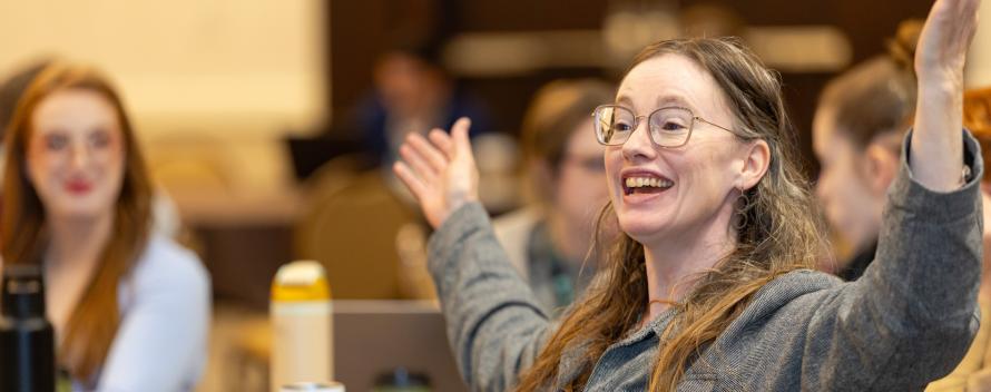 Welcoming the new School District Advisory Committee volunteers